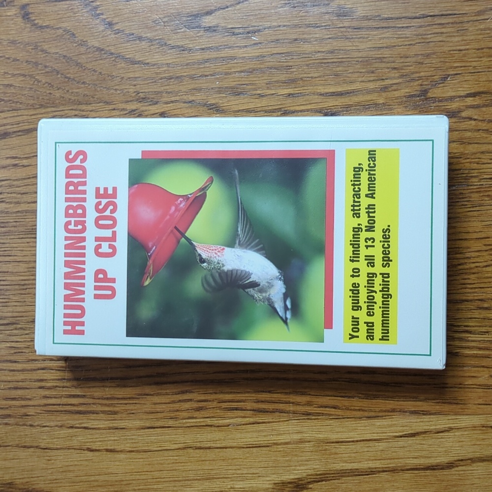 Vintage 88 Hummingbirds Up Close VHS Tape Video North American Hummingbird